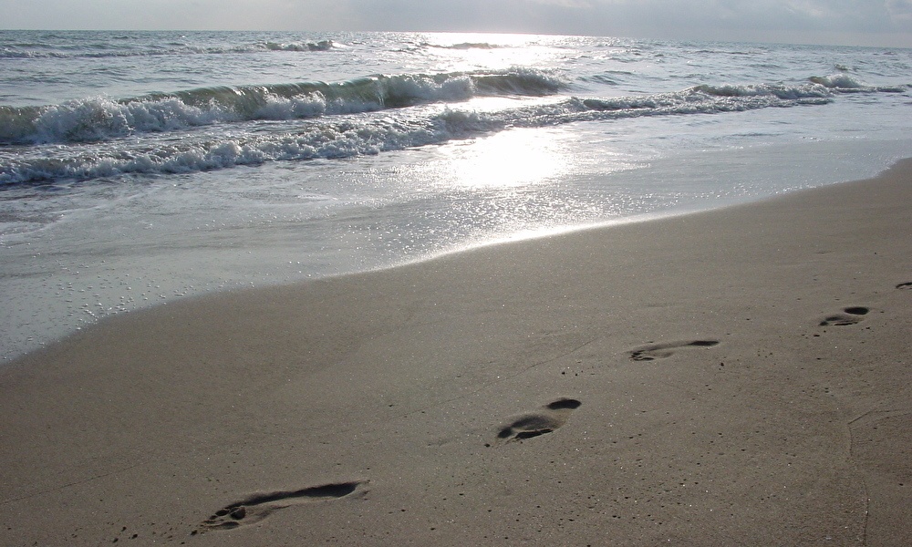 the beach close to Torre Nova